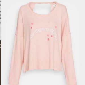 Aerie Open Back Oversized Get Out Of Town Sweater